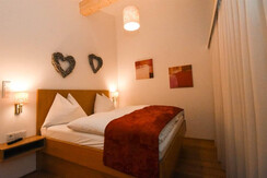 Schlafzimmer, Apartment Bergspitz 110m²