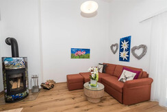 Sofa mit Ofen - 64m² Apartment 4 Personen - Bauer 