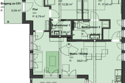 Gartengeschoß CHALET 1