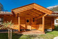 CHALET 8 Bungalow Eingang