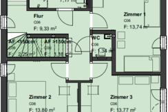 Obergeschoß CHALET 6
