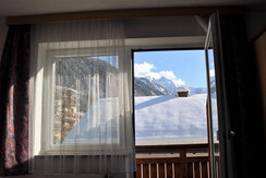 Ausblick Zimmer Pension Posauner