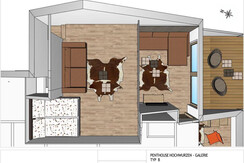 Grundriss Penthouse OST