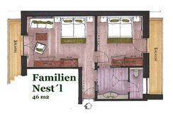 Grundriss Alpenstyle Familien Nest'l