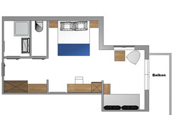 Gartenglück | Balkon zum Garten mit Südlage | 30m²