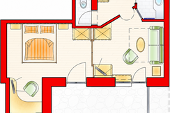 Skizze Junior Suite