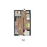 Photo of Apartment, separate toilet and shower/bathtub, 1 bed room