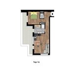 Photo of Apartment, separate toilet and shower/bathtub, 1 bed rooms