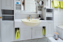 Apartment B, 3-Bett, Waschtisch