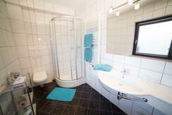 Apartment F, Dusche / WC