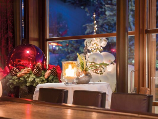 Hotel Zinnkrügl, Gourmetstube im Winter | © Foto Oczlon