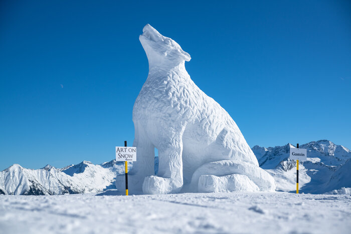 Art on Snow Wolf | © Gasteinertal Tourismus GmbH, Christoph Oberschneider