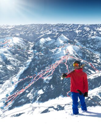 Ski amadé Pistenpanorama