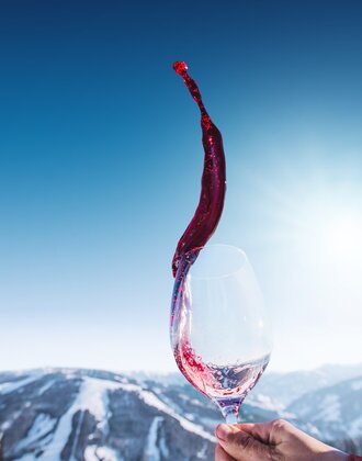 Ski and wine enjoyment for gourmets on the ski huts in Ski amadé