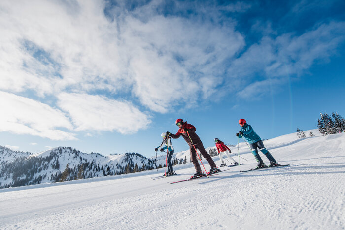 Spaß und gute Bedingungen auf den perfekt präparierten Skipisten in Ski amadé