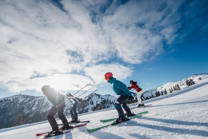 Spaß und gute Bedingungen auf den perfekt präparierten Skipisten in Ski amadé