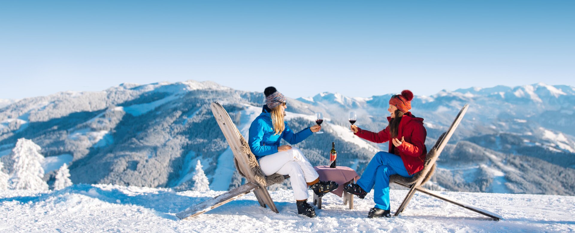 Gourmet Ski- und Weingenuss auf den Hütten in Ski amadé