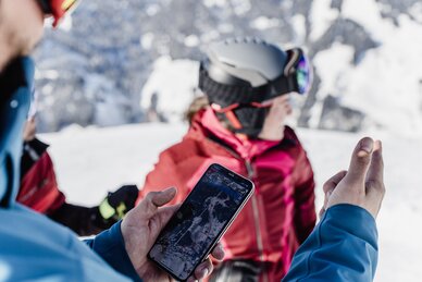 DIGITAL Ski amadé - dank gratis W-Lan und Ski amadé APP immer up-to-date