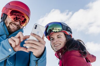 DIGITAL Ski amadé - dank gratis W-Lan und Ski amadé APP immer up-to-date